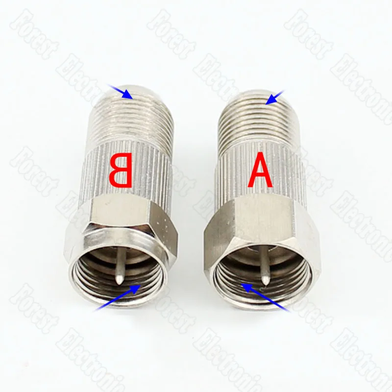 

Imperial&Metric Female To Male Connector F Head External Thread Connector Copper