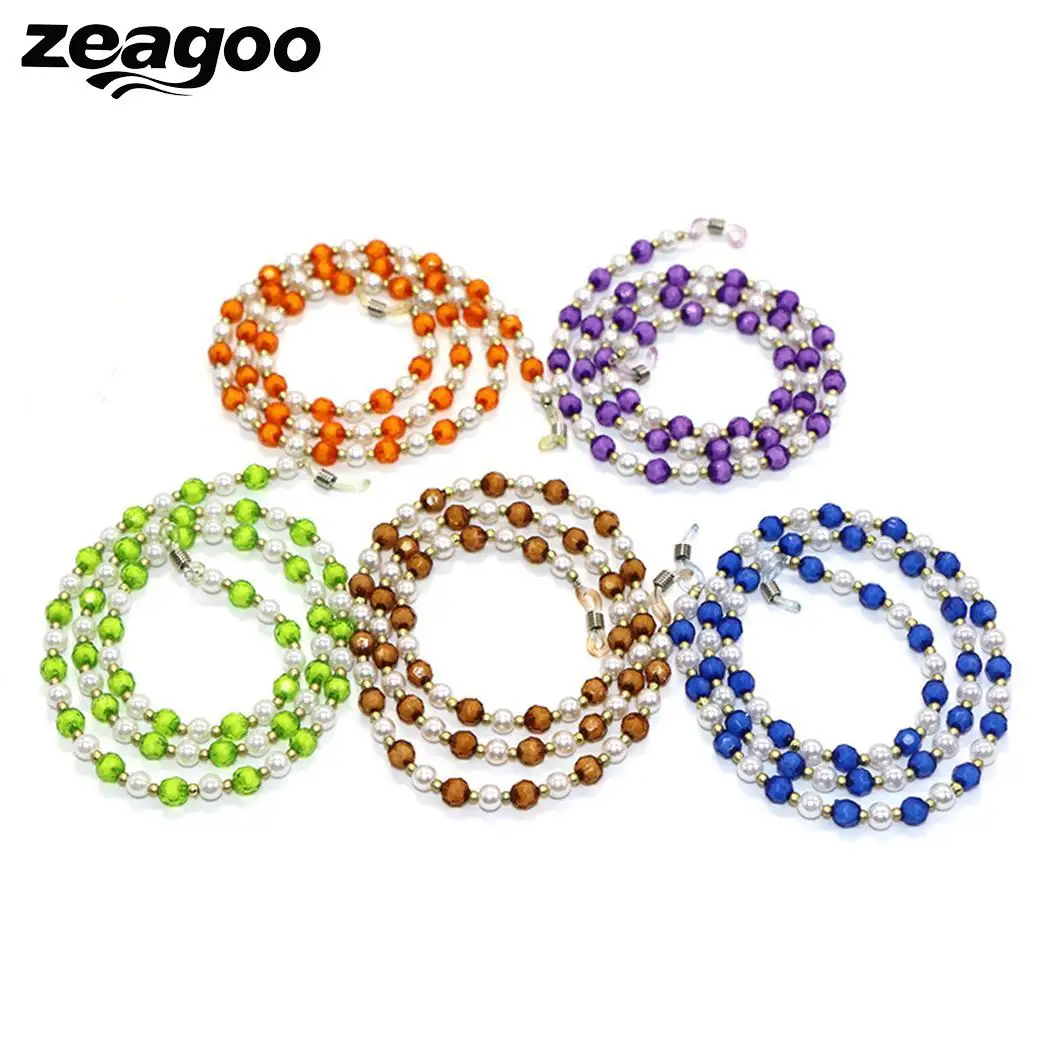 Zeagoo Новое поступление держатель бисером цепь для очков бисер цепочка очки