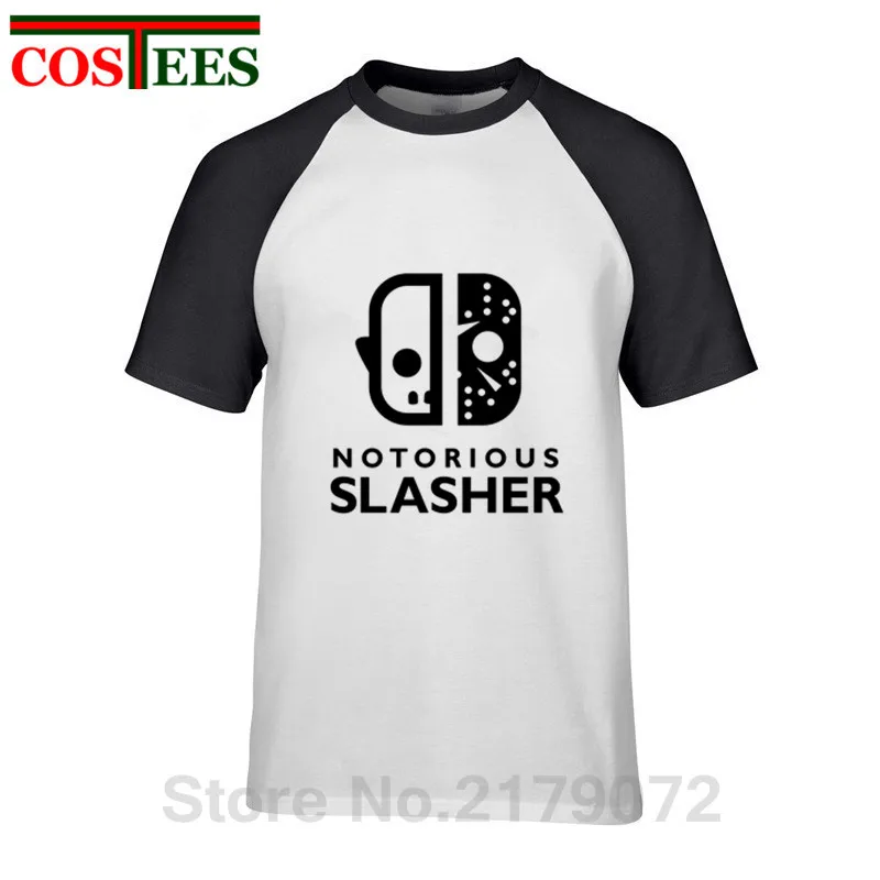 Notorious Slasher Jason Voorhees T shirts VS Freddy T-shirt Halloween Harajuku Texas chainsaw Tees Massacre Machine tshirt | Мужская