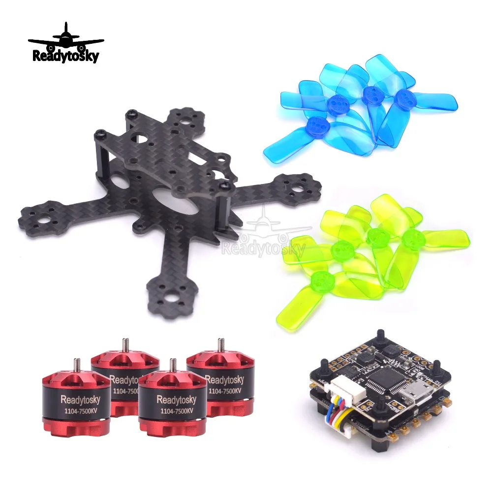 Эльф 88 мм микро Квадрокоптер 1104 7500KV 2-3S мотор Flytower Mini F3/F4/PIKO управление полетом интегрированный OSD 25A 4 в 1 ESC