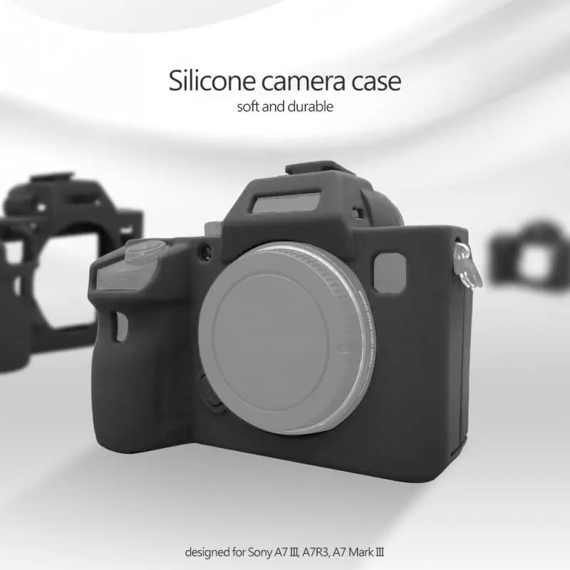 Мягкий силиконовый чехол для камеры защитный аксессуар Sony A7 III A7R3 Mark III|Сумки