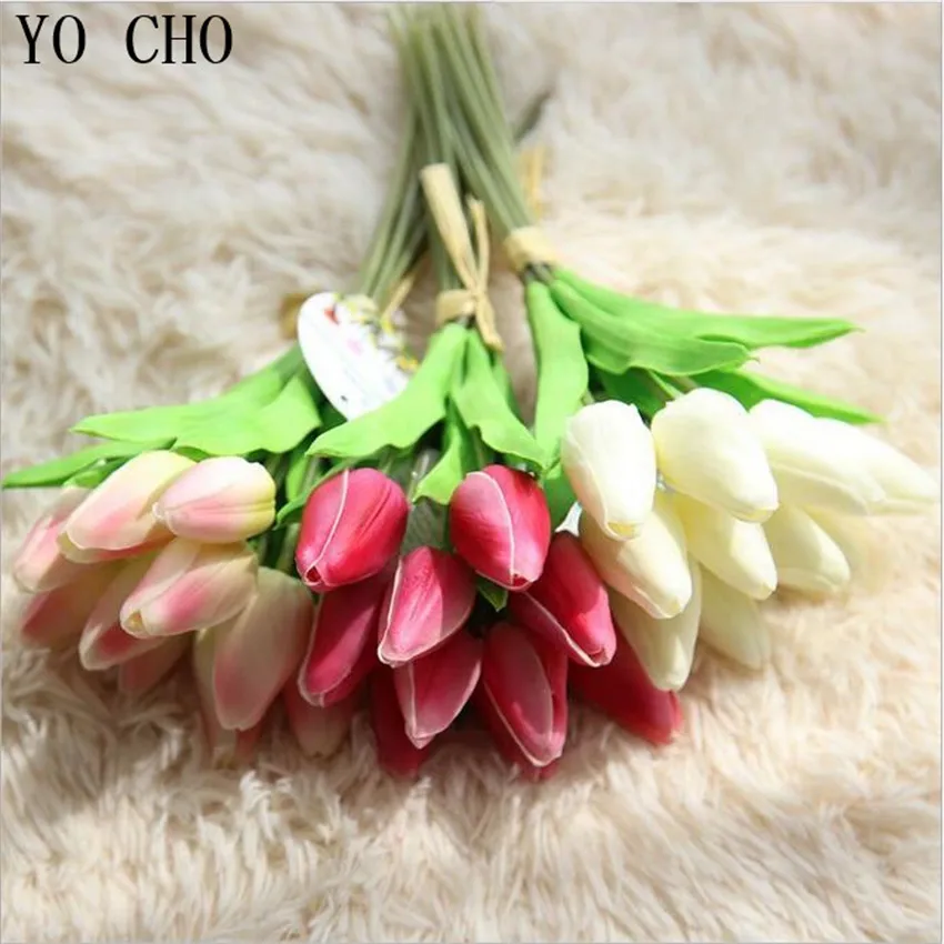 Искусственные цветы YO CHO 31 шт. искусственный букет из искусственной кожи