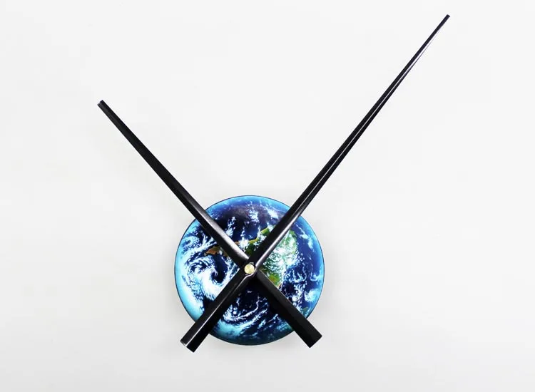 Часовой механизм, негабаритный указатель, часы Mecanismo de reloj, модные креативные, Луна, большая планета, земля, кварцевые настенные часы, немой