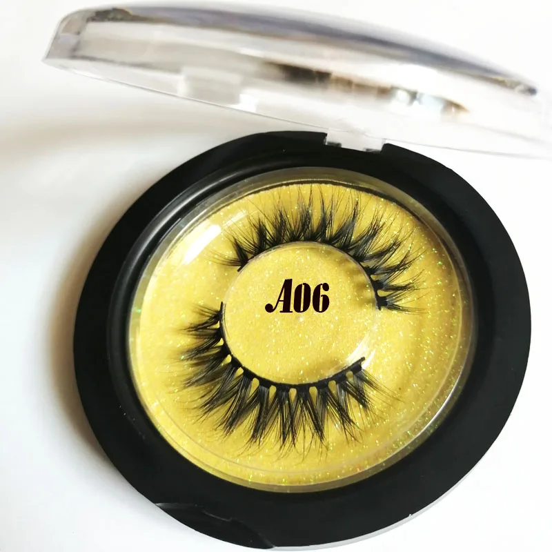False Eyelashes Selectable 3D Faux Mink private Logo Acceptable Silk Protein Lashes 100% Cruelty Free Eye 21 | Красота и здоровье