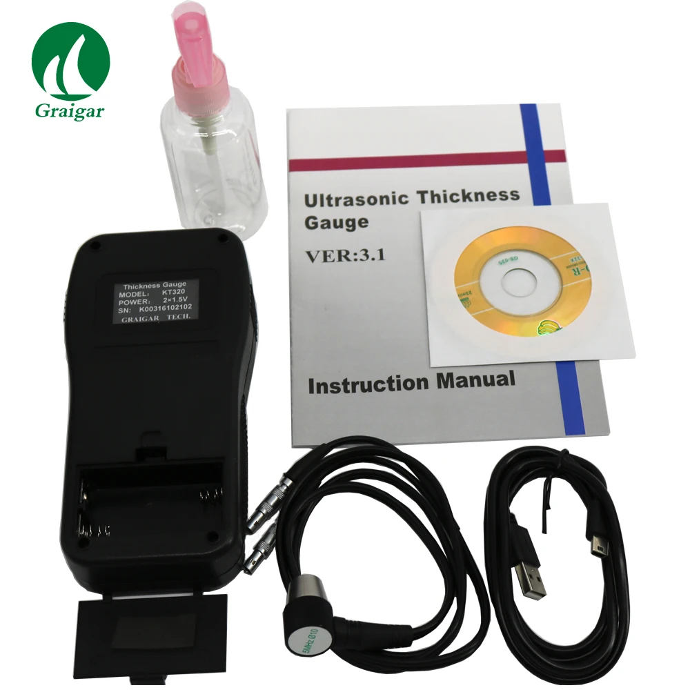 New Graigar KT320 Digital Ultrasonic Metal For Measure Thickness Gauge Meter Tester | Инструменты