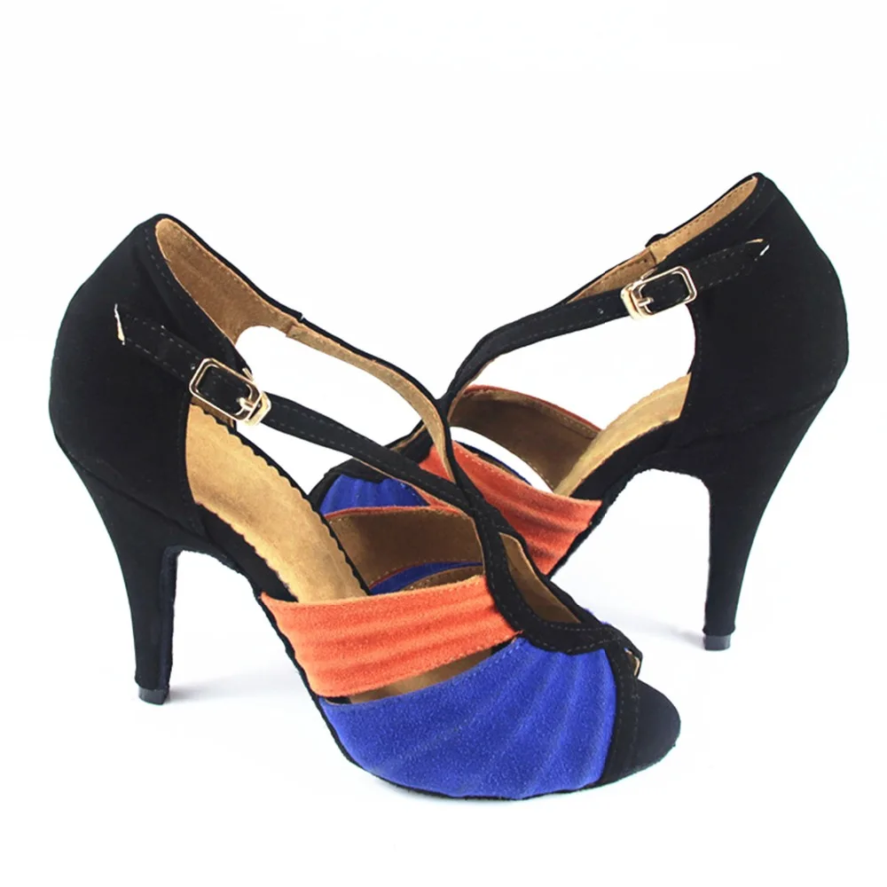 Женские атласные туфли на каблуке 4 5 10 см для латиноамериканской сальсы|salsa dance shoes