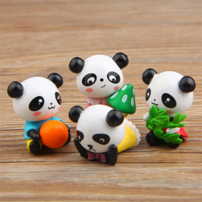 20 шт./компл. Kawaii ZAKKA с рисунком панды Live Panda DIY торт кукла Мосс Террариум микро