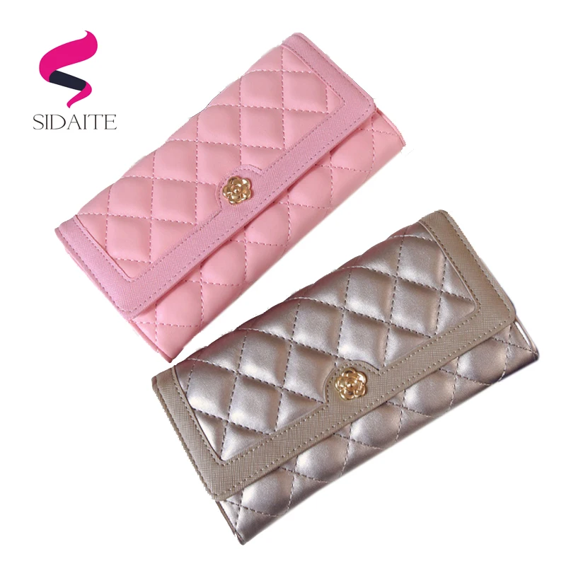 SIDAITE 2018 модные брендовые дизайнерские женские кошельки и длинный кошелек для