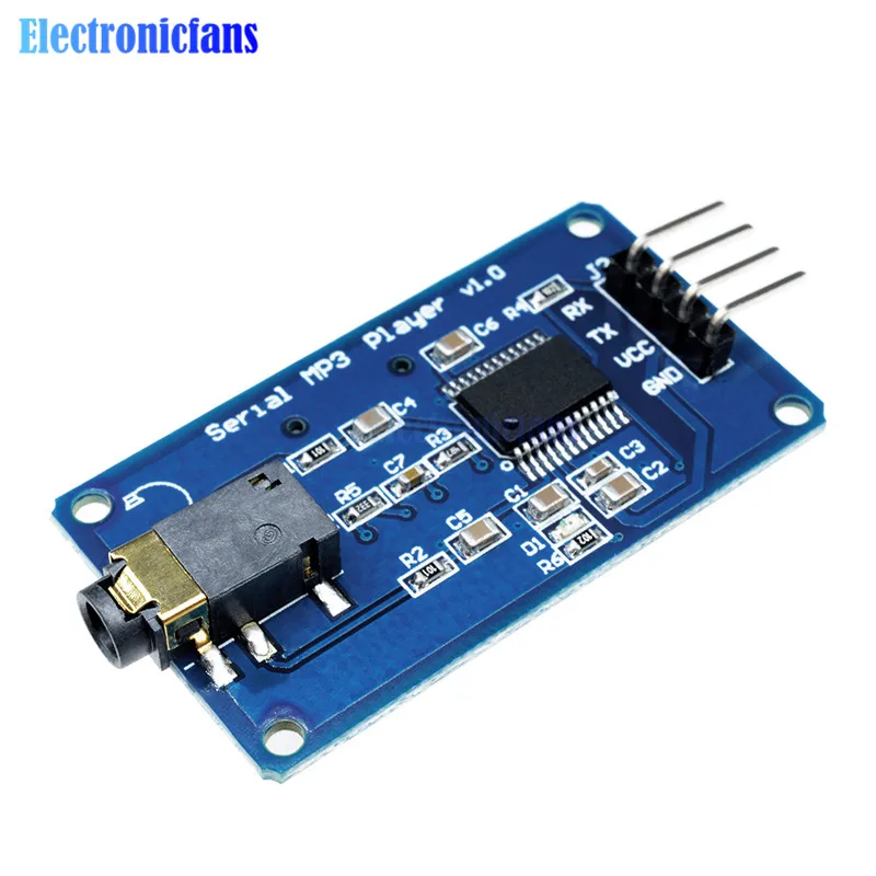 YX5300 UART TTL модуль последовательного управления MP3 музыкальный плеер с поддержкой