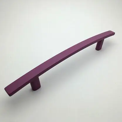 purple 96 мм белый черный оранжевый синий розовый ящик ТВ стол тянет ручки оранжевый фиолетовый зеленый тумба кухонного шкафа дверные цветные ручки - Цвет: purple