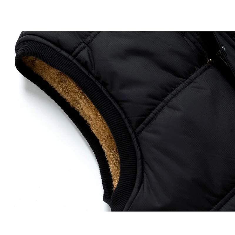 Жилет TANGNEST мужской Повседневный с несколькими карманами утепленный|fashion men vest|mens