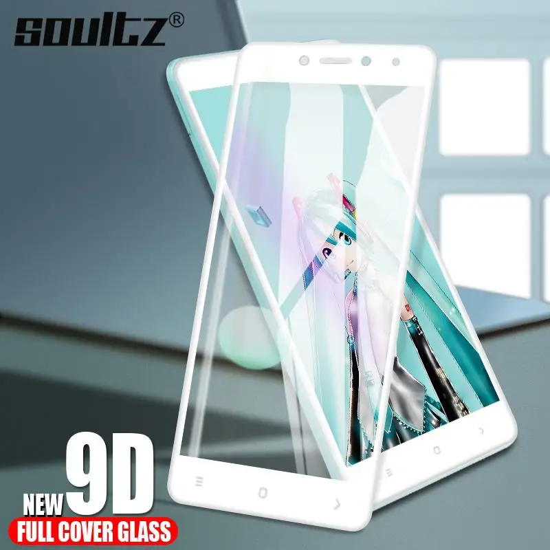Защитное стекло Soultz 9D закаленное с полным покрытием для Xiaomi Redmi 4 Note 4X Защитная