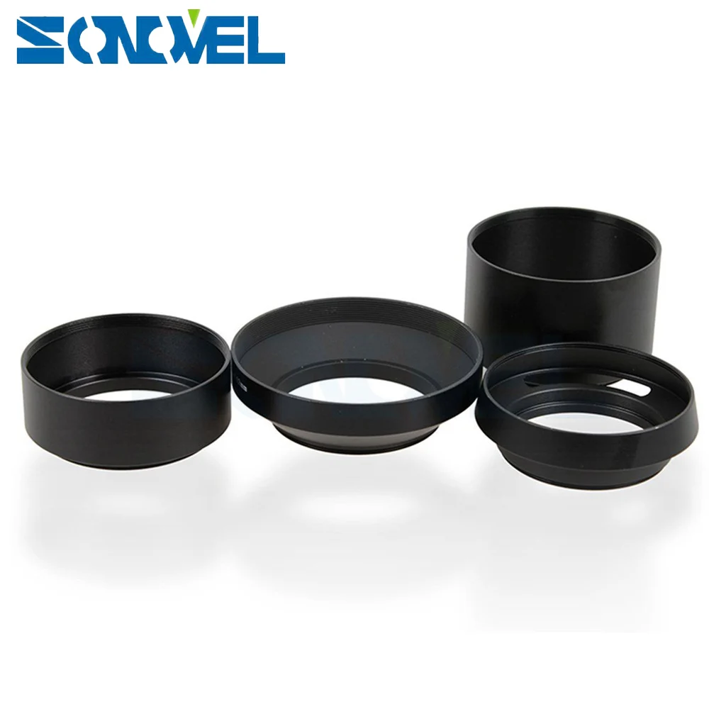 49 мм стандартная/телефото/широкоугольная/изогнутая металлическая бленда с