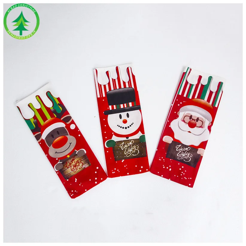 10 Styles Christmas Decorations for Home Santa Claus Wine Bottle Cover Snowman Stocking Gift Holders Xmas Navidad Decor New Year | Дом и сад