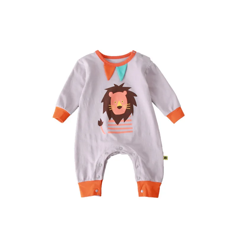 2018 Детский комбинезон с рисунком животных Одежда для новорожденных|Ромперы| |