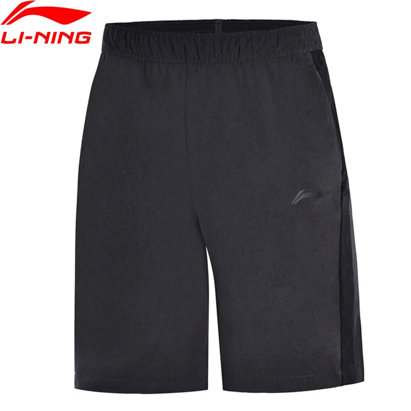 Li Ning мужские тренировочные шорты дышащие Классический крой полиэстер спандекс