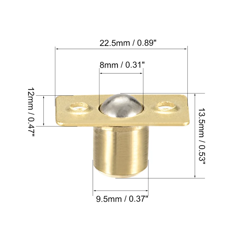 Uxcell Новое поступление маленькие шариковые защелки для дверных шкафов ящиков