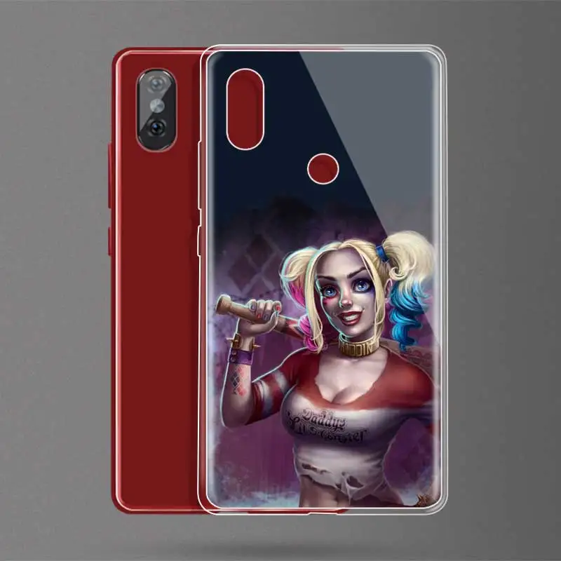 DREAMFOX N046 &quot Харли Квинн &quotМягкий силиконовый чехол из ТПУ для Xiaomi mi x 3 A1 A2 5C 5X6 6X8 9