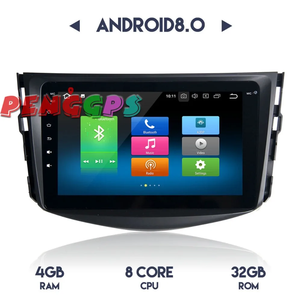 

Автомагнитола 2 din с Android 8,0, стерео GPS Navi для Toyota RAV4 2009 2010 2011 2012 RAV 4, без автомобильного DVD-плеера, мультимедийный головное устройство