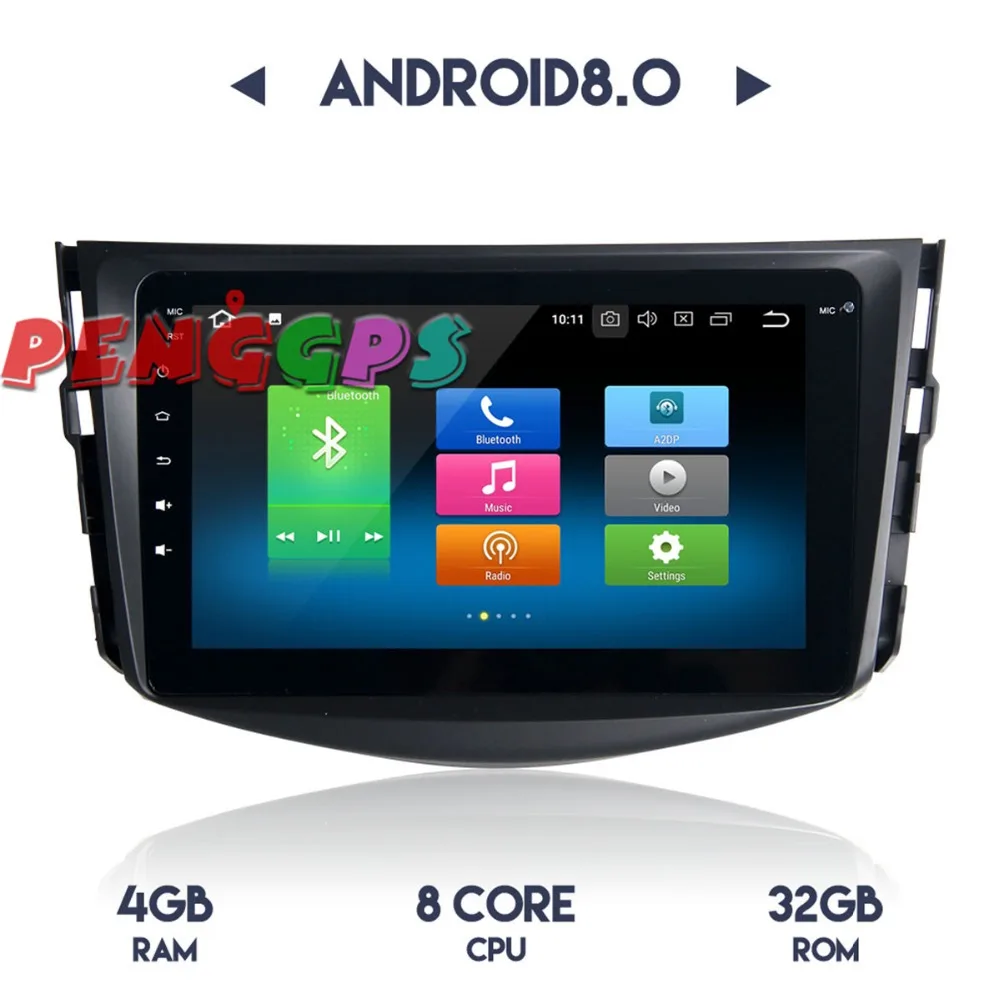 Автомагнитола 2 din с Android 8 0 стерео GPS Navi для Toyota RAV4 2009 2010 2011 2012 RAV 4 без
