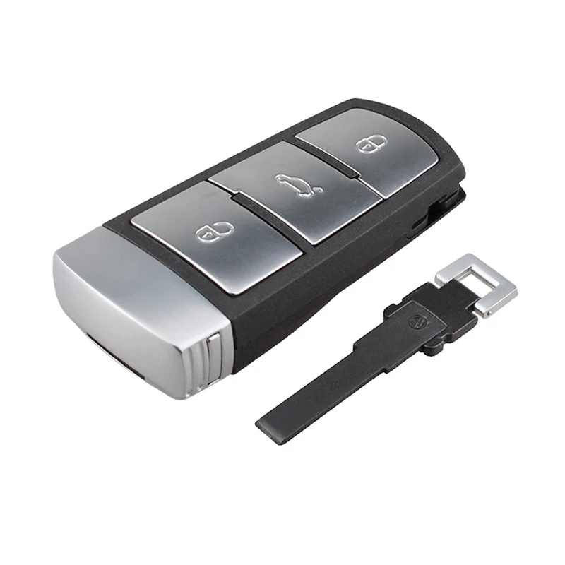 

3 Buttons 434MHz Keyless Uncut Flip Smart Remote Fob with ID48 Chip 3C0959752BA Fit for VW Passat B6 3C B7 Magotan CC 2006-2011
