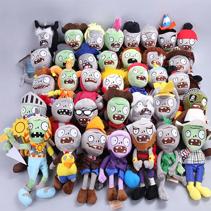20 estilos plantas vs zombies Juguetes 12-28 см suave peluche mueca juguete para los nios regalos partido