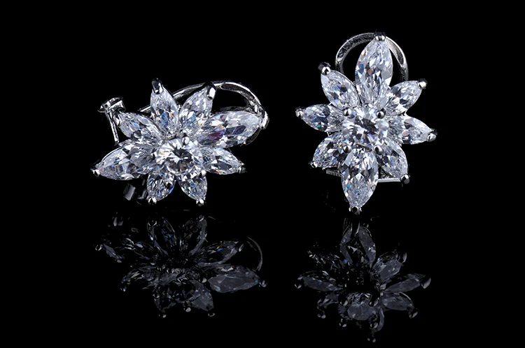 Серьги клипсы с фианитом ААА для женщин модные золотые серьги GLE0119|earrings owl|earring