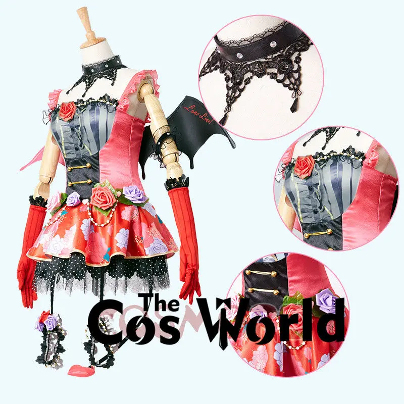 LoveLive! Платье-тройка Love Live Nishikino Maki Bat футболка с надписью Маленький чертенок
