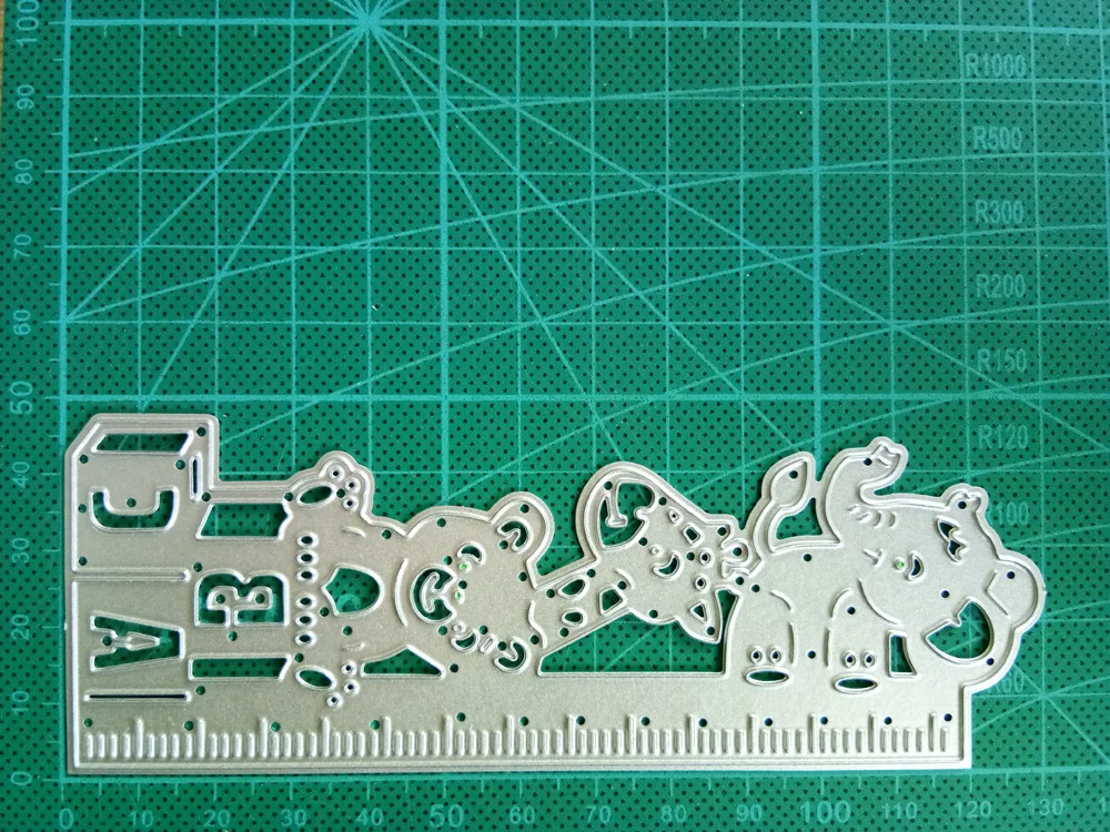 Estel Elephant Deer линейка для резки металла Скрапбукинг альбом бумага сделай сам