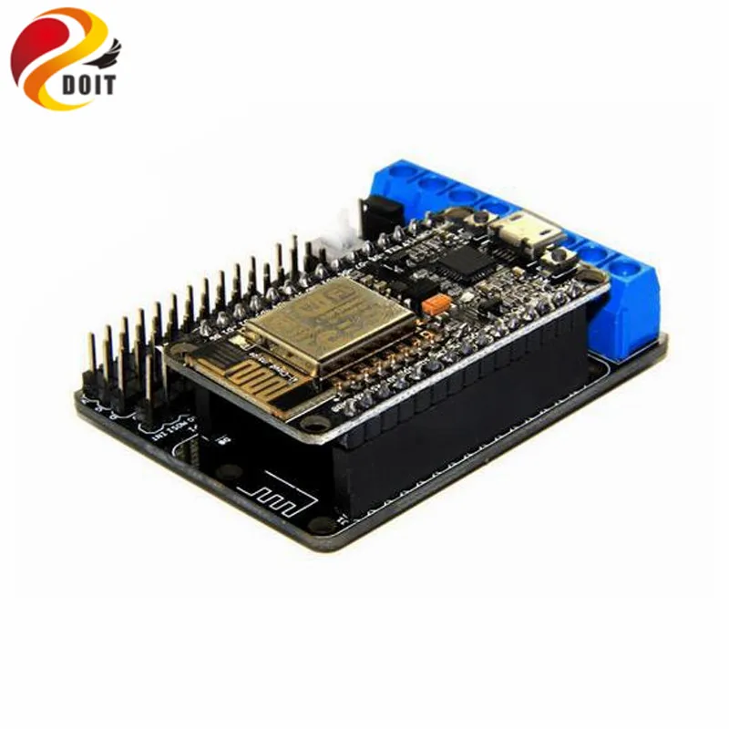 Official DOIT NodeMCU Development Kit+Motor Shield+ WiFi ESP 8266 / ESP-12E /Toy Robot Smart Car Remote Control Kit/Lua IOT | Игрушки и