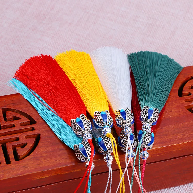 20pcs/lot Chinese Knot Tassels Handmade Long Silk Tassel Pendants for Jewelry Supplies Making Materials | Дом и сад