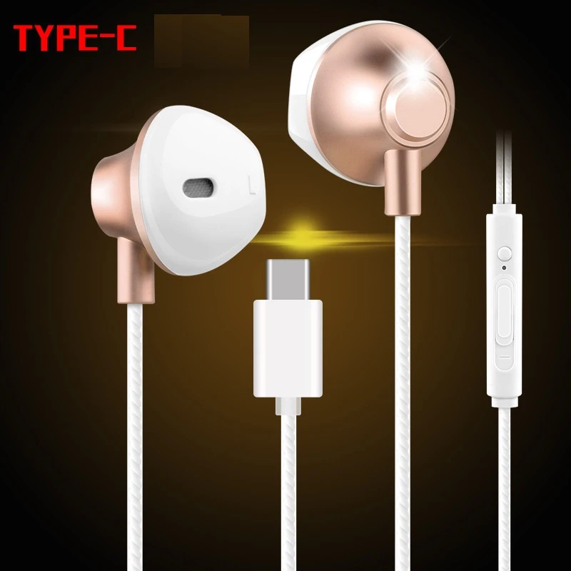 Чуи наушники с разъемом USB Type C In Ear проводные вкладыши микрофоном стерео глубокий