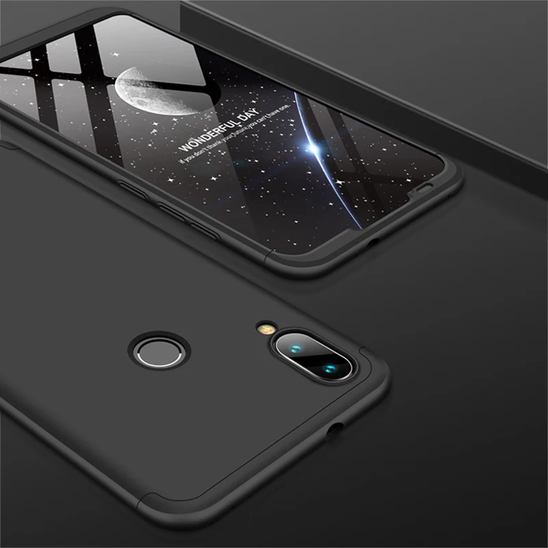 360 полный защитный чехол для Xiaomi Redmi Note 7 S Матовый Жесткий противоударный Pro