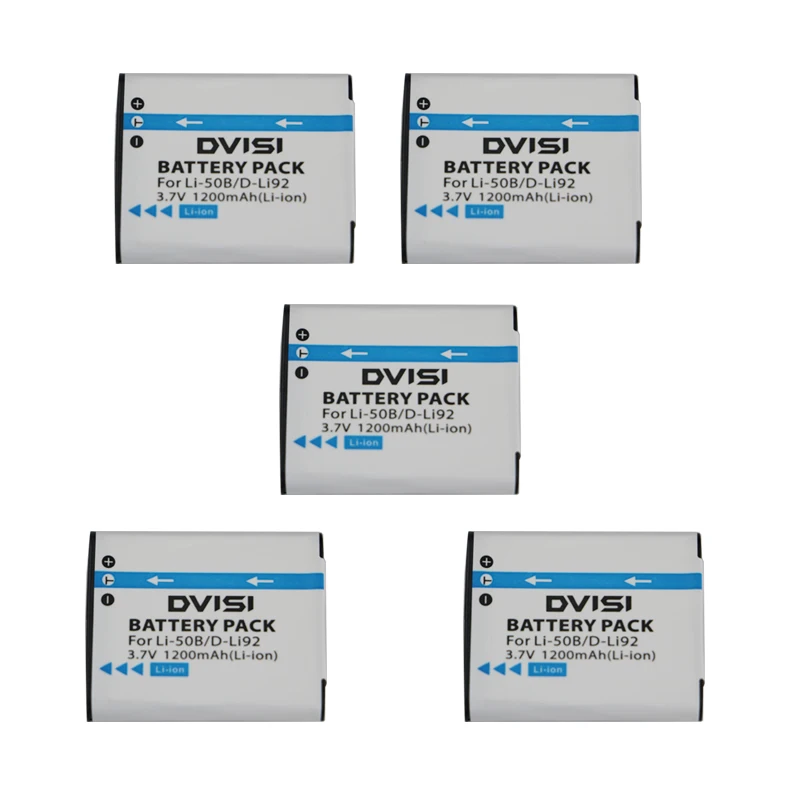 Аккумулятор для фотоаппарата Olympus LI 50B LI50B 3 шт./лот|camera battery for olympus|camera batteryli 50b |