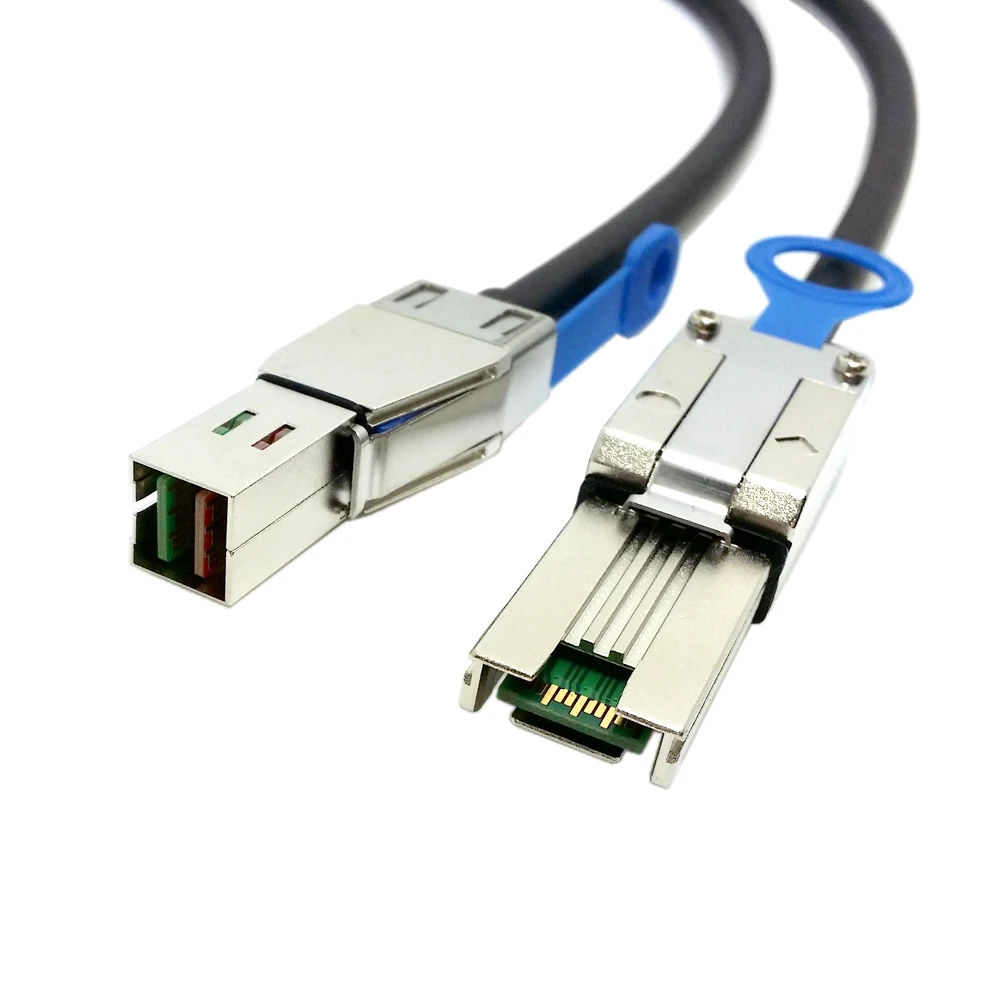 Zihan SF-067 Внешний Mini SAS 4x SFF-8088 to mini sas высокой плотности HD SFF-8644 Raid кабель для сервера