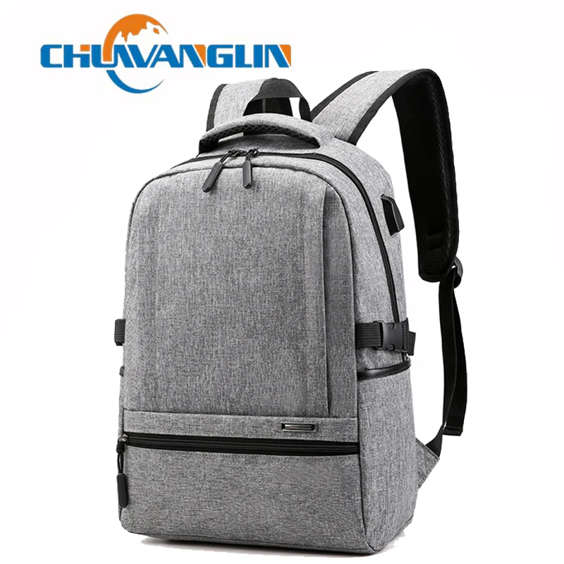 Chuwanglin, повседневный 15,6 дюймовый рюкзак для ноутбука, модный рюкзак с зарядкой через usb, мужской школьный рюкзак, mochila mujer, мужские сумки T53103