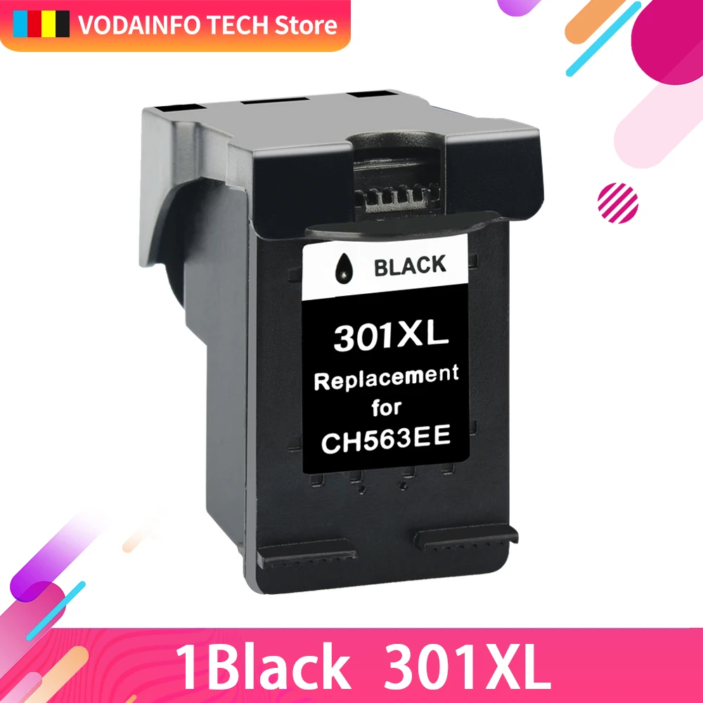 QSYRAINBOW 1 цветной чернильный картридж совместимый для принтера HP 301 301XL DeskJet 1050 2050 3050