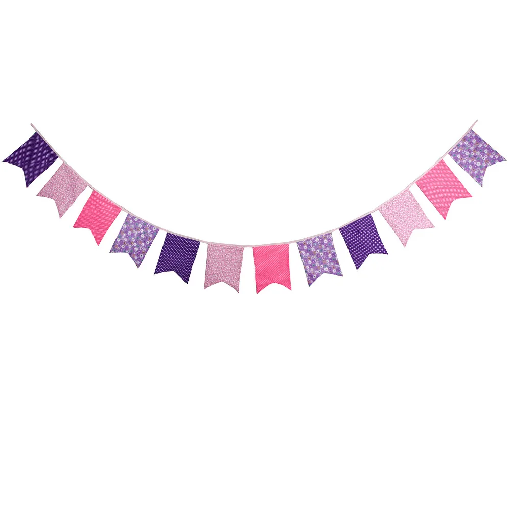 Баннеры из хлопчатобумажной ткани 12 флагов 3 2 м|garland ball|decorative flower garlandgarland tinsel |