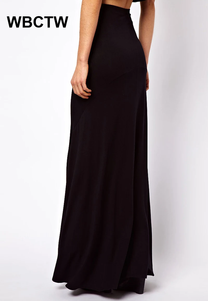 Женская длинная юбка-макси юбка Макс Сексуальная Повседневная Длинная для