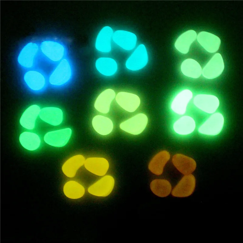 5 шт./лот световой камень светящиеся камушки шарики украшения дома рукоделия ваза