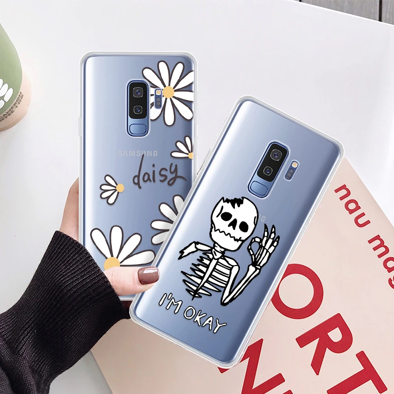 Пара милый шаблон чехол для Samsung Galaxy A70 A60 A40 A40S A30 A20 A10 M30 M20 M10 задняя крышка Капа Samaung