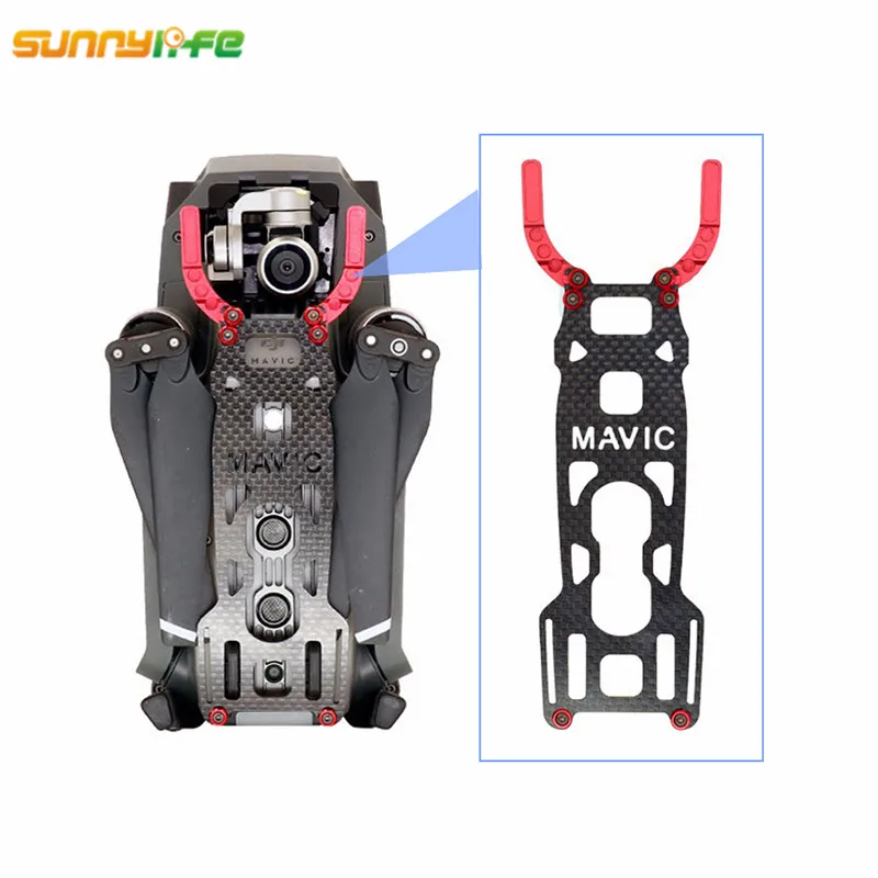 Sunnylife dji Мавик про Gimbal Камера пластина гвардии 3 K углеродного волокна Защитный