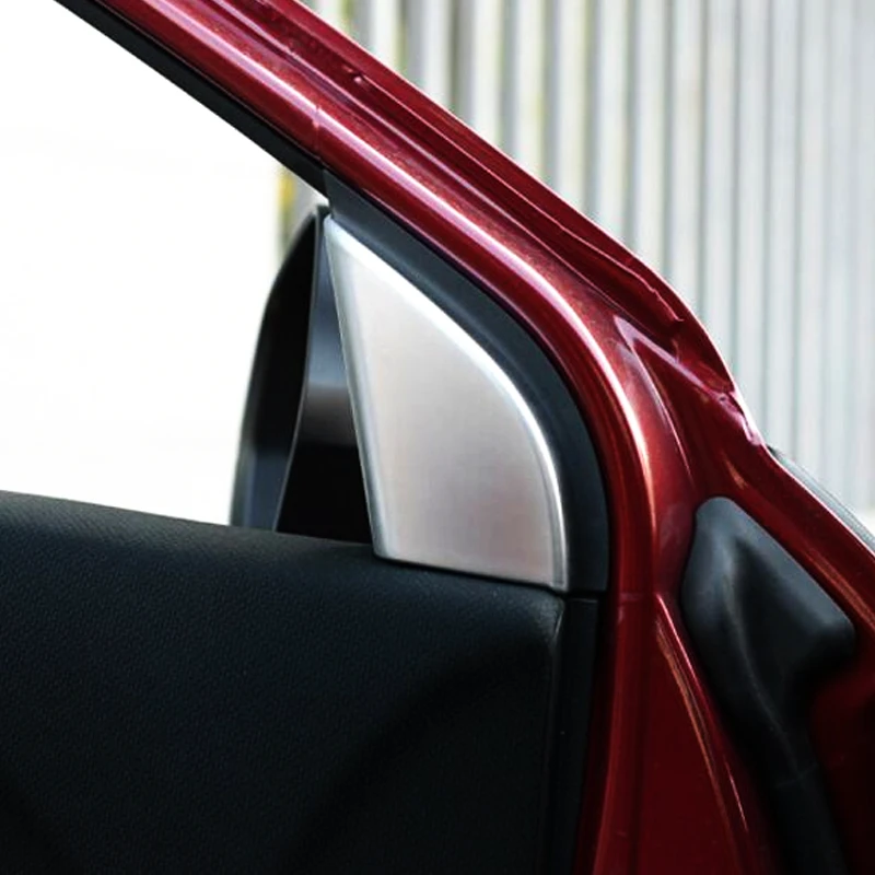 

For Honda HRV HR-V Vezel Accessories 2015 2016 2017 ABS Matte Car interior A-pillar Triangle frame Cover Trim Car Styling 2pcs