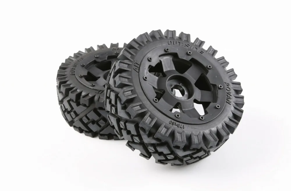 Бесплатная Доставка Baja 5B All Terrain Шины-Передние 2 шт./пара для 1/5 hpi km rv baja 5b 951191 |