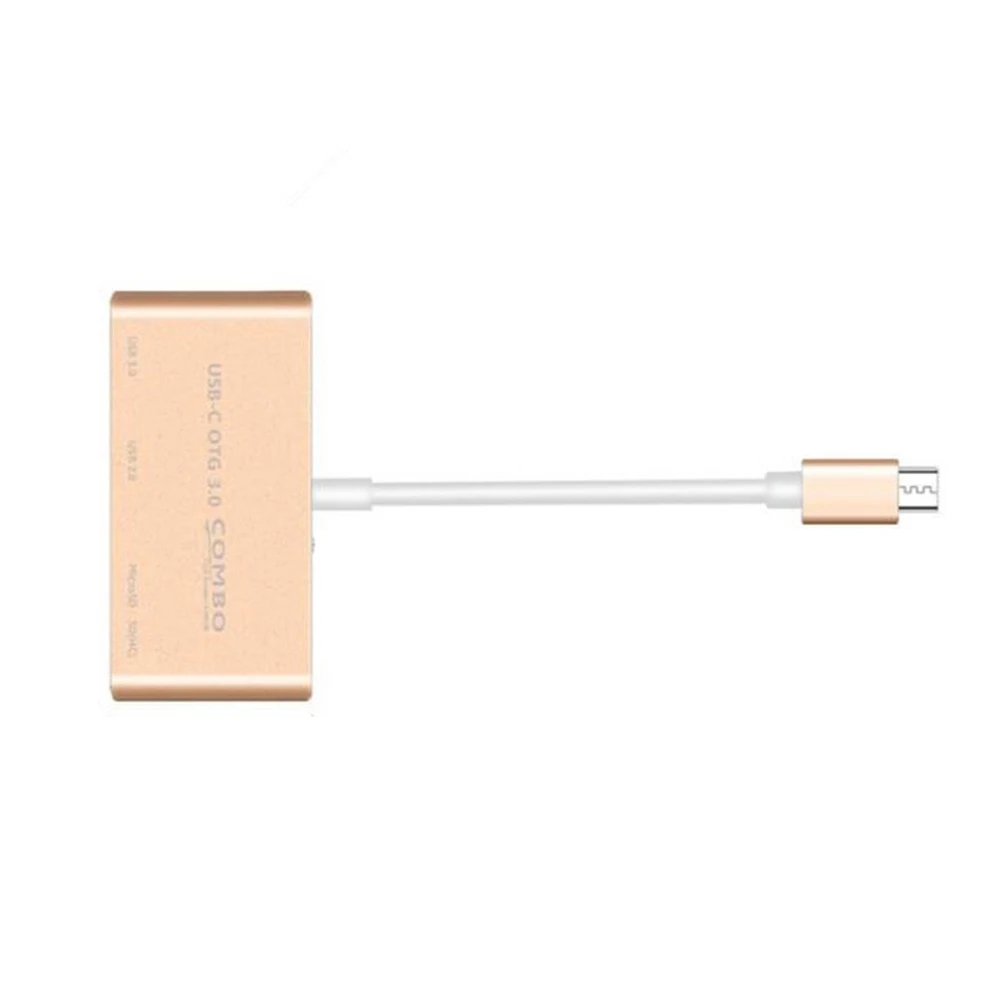 Новый кабель Переходник USB C на мульти SD CF MicroSD карты для устройства чтения sd карт