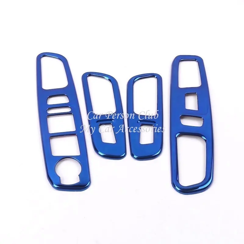 Stainless Steel Door Window Glass Lift Switch Cover Interior Armrest Control Trims For Jeep Renegade 2016-2018 Car Accessories | Автомобили
