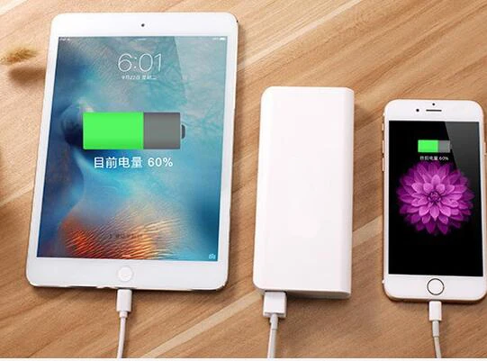 Доставка из России Украины Универсальный 20000 мАч Портативный 18650 Powerbank USB для iphone