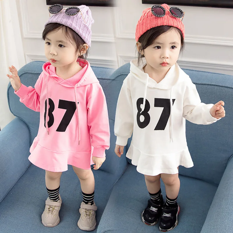 WOTTAGGA 2019 Girls Autumn Dress Baby Girl Clothes Vestidos Brand Kids Dresses for Costume Numbers Children Princess Cloth | Детская