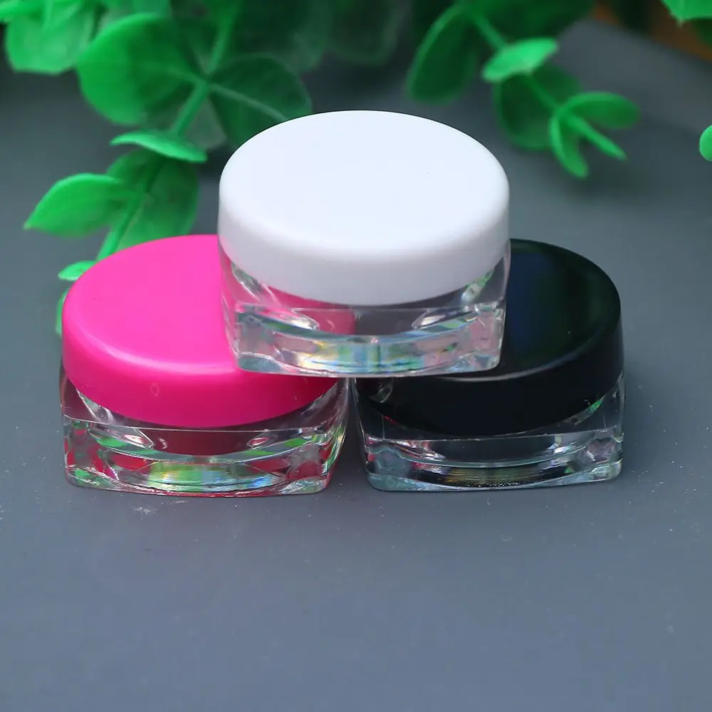 3g мини прозрачный косметический кремовый многоразовый портативный контейнер