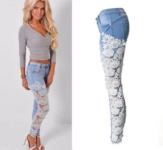 Женские джинсовые брюки-карандаш эластичные облегающие брюки с низкой талией и